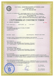 Пример сертификата